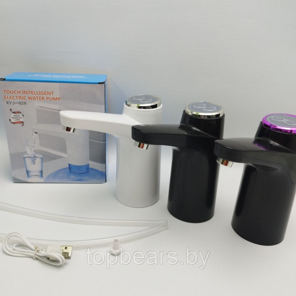 Помпа для воды электрическая Touch intelligent electric water pump XYJ-929 (2 режима работы, 1200 mAh) Белый - фото 7 - id-p222713418