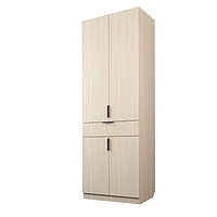 Шкаф 2-х дверный «Экон», 800×520×2300 мм, 1 ящик, полки, цвет дуб молочный