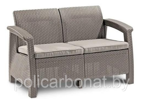 Набор пластиковой мебели Corfu Rest SET, капучино - фото 7 - id-p140431632