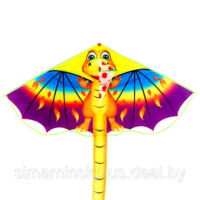 Воздушный змей "Дракончик", цвета МИКС - фото 1 - id-p222715817