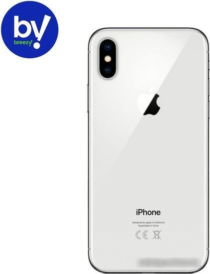 Смартфон Apple iPhone X 64GB Воcстановленный by Breezy, грейд B (серебристый) - фото 5 - id-p222709109