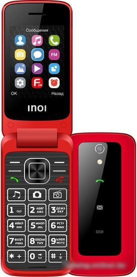 Мобильный телефон Inoi 245R (красный) - фото 1 - id-p222709142