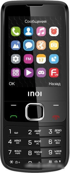 Мобильный телефон Inoi 243 (черный) - фото 2 - id-p222709143