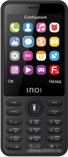 Мобильный телефон Inoi 289 (черный) - фото 2 - id-p222709150