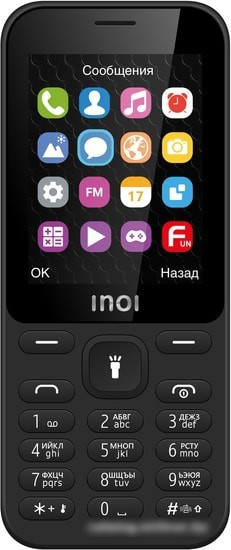 Мобильный телефон Inoi 241 (черный) - фото 2 - id-p222709152