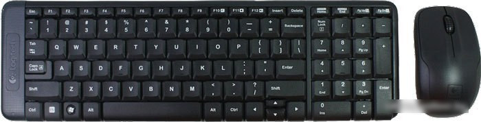 Мышь + клавиатура Logitech Wireless Combo MK220 - фото 1 - id-p222709228