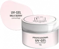 Гель моделирующий IVAnails MILK BERRY 15g