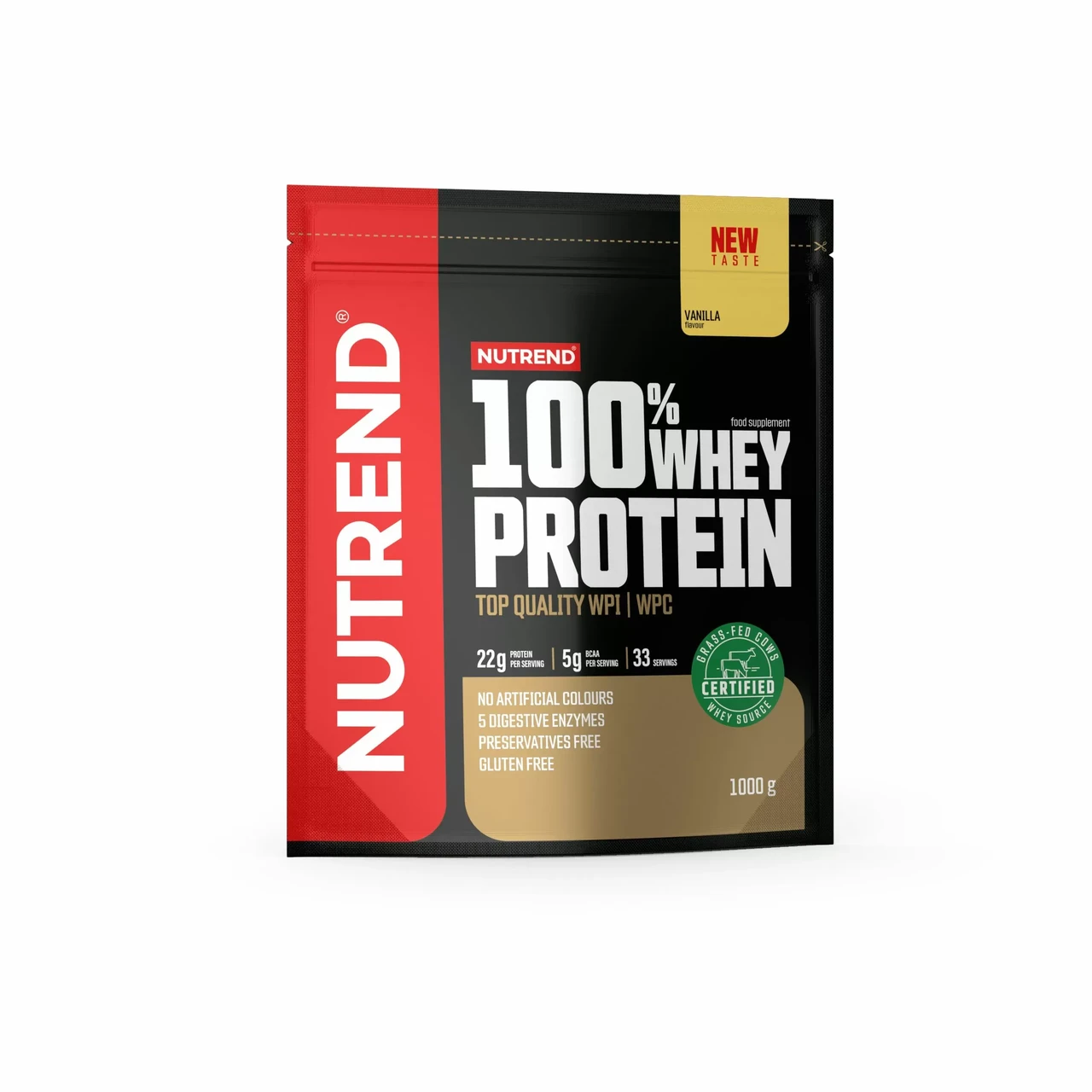Протеин 100% WHEY PROTEIN Nutrend, 1000 г, киви-банан - фото 1 - id-p222713476