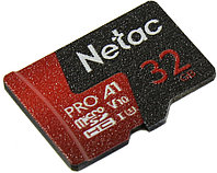 Карта памяти Netac NT02P500PRO-032G-S microSDHC Memory Card 32Gb UHS-I U1 V10