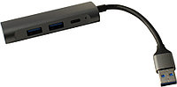 Кабель-адаптер Orient CU-324 USB3.0 - USB3.0+2xUSB2.0+USB-C