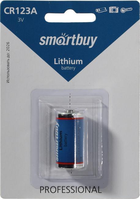 Батарея питания Smartbuy CR123A/1B (12/144) (SBBL-123A-1B) (1 шт. в уп-ке) - фото 1 - id-p222716412