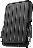 Внешний жесткий диск 5TB Silicon Power Armor A66 SP050TBPHD66LS3K, 2.5", USB 3.2, Черный