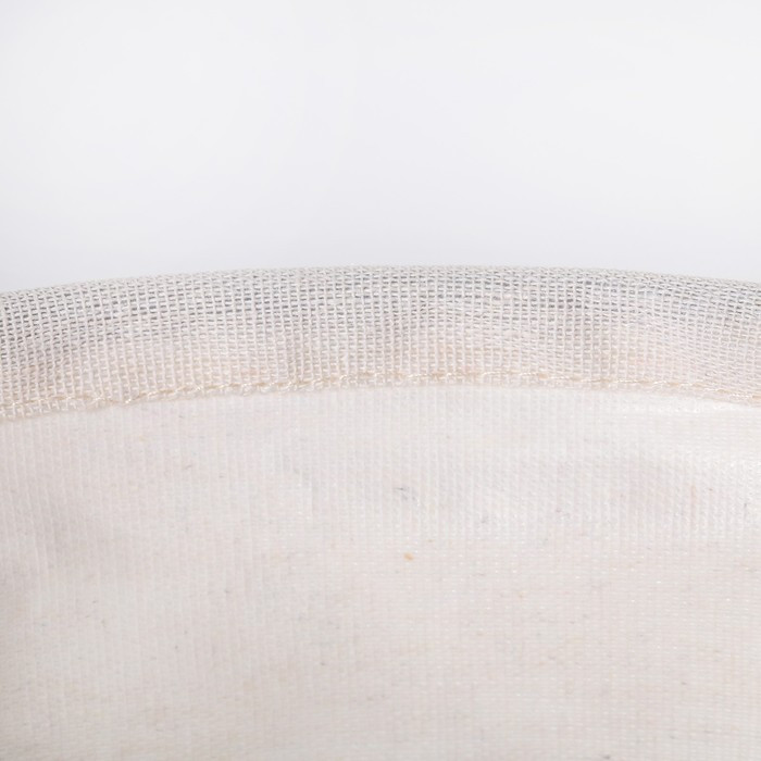 Корзина бельевая текстильная Доляна «Панда», 30×30×30 см, цвет белый - фото 3 - id-p222718081