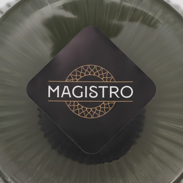 Креманка стеклянная Magistro «Грани», 300 мл, 12×10 см, цвет графит - фото 9 - id-p222719046
