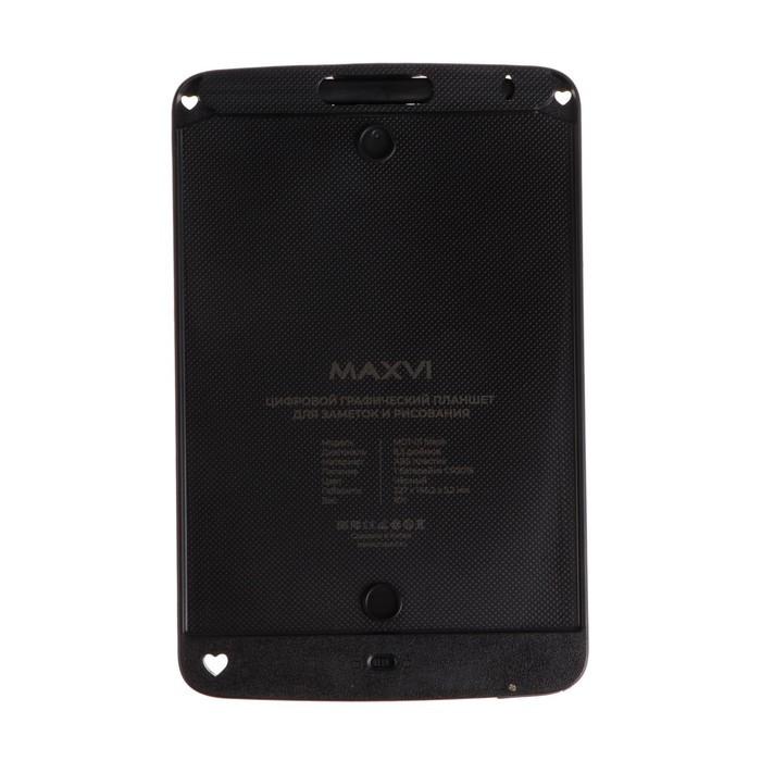 Графический планшет для рисования и заметок LCD Maxvi MGT-01, 8.5 , угол 160°,CR2016, черный - фото 4 - id-p222719479
