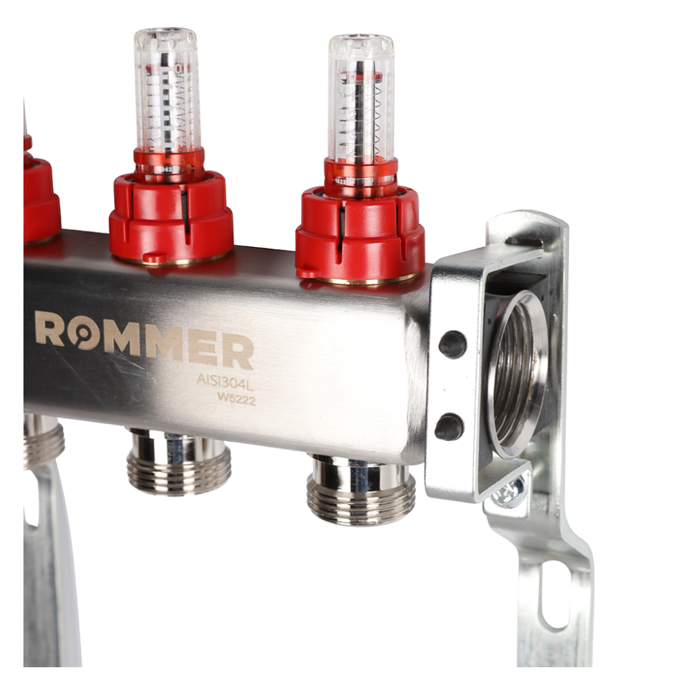 Коллектор Rommer с расходомерами, 3 выхода - фото 6 - id-p222729089