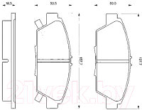 Тормозные колодки Bosch 0986424289