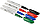 Набор маркеров Workmate для белых досок, 4 цвета, толщина линии 1-3 мм, фото 3