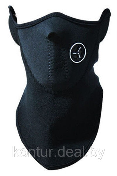 Балаклава, маска на пол-лица (модель №1) черная - фото 1 - id-p32113696