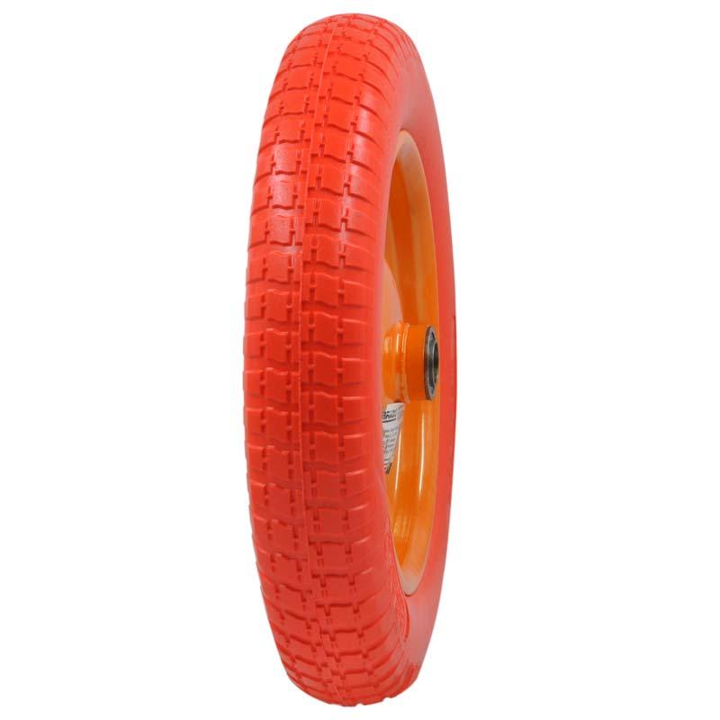 Колесо BRADO для тачки 3.25-8 PU (20х80) (2x130 expert PRO, 2x140) - фото 1 - id-p222739280