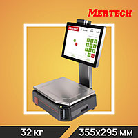 Весы торговые с печатью этикеток M-ER 727PM-32,5 (VISION-AI, 15", USB, Ethernet, Wi-Fi)