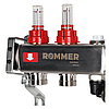 Коллектор Rommer с расходомерами, 2 выхода, фото 2