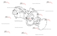 Гидронасос Kayaba 20640-44010 PSV2-63T-2 KNJ1025 (410033) для экскаватора Link Belt LS2650, JCB JS130