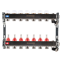 Коллектор Rommer с расходомерами, 7 выходов