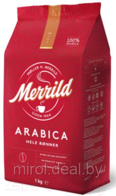 Кофе в зернах Merrild Arabica / 11840 - фото 1 - id-p222745280