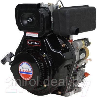 Двигатель дизельный Lifan Diesel 188FD 6А Конусный вал - фото 2 - id-p222745824