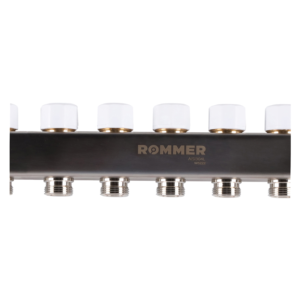 Коллектор Rommer с расходомерами, 8 выходов - фото 5 - id-p222747486