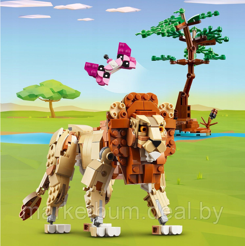Конструктор LEGO Creator 31150 Дикие животные сафари 3 в 1 - фото 7 - id-p222747819