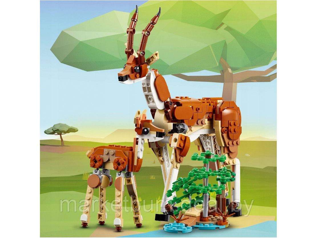 Конструктор LEGO Creator 31150 Дикие животные сафари 3 в 1 - фото 8 - id-p222747819