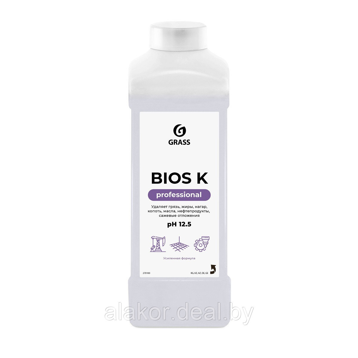 Средство чистящее для очистки и обезжиривания Bios K, 1000, 13 pH, 1000