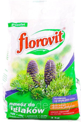 Удобрение Florovit Для хвойных гранулированное - фото 1 - id-p222747595
