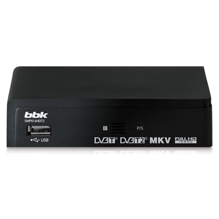 Цифровая ТВ приставка BBK SMP014HDT2 (DVB-T/DVB-T2) с функцией HD-плеера - фото 2 - id-p32115267