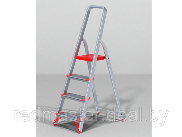 Лестница-стремянка алюминиевая профессиональная с широкой ступенью, 81 см, Новая Высота 5110104 - фото 1 - id-p143349866
