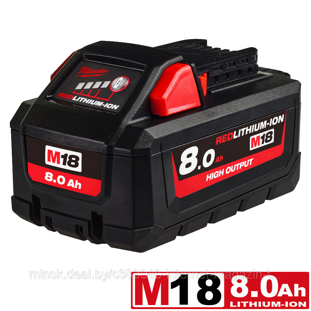 Аккумулятор M18 HB8 (8.0 Ah) HIGH OUTPUT Milwaukee (4932471070) - фото 1 - id-p177939829
