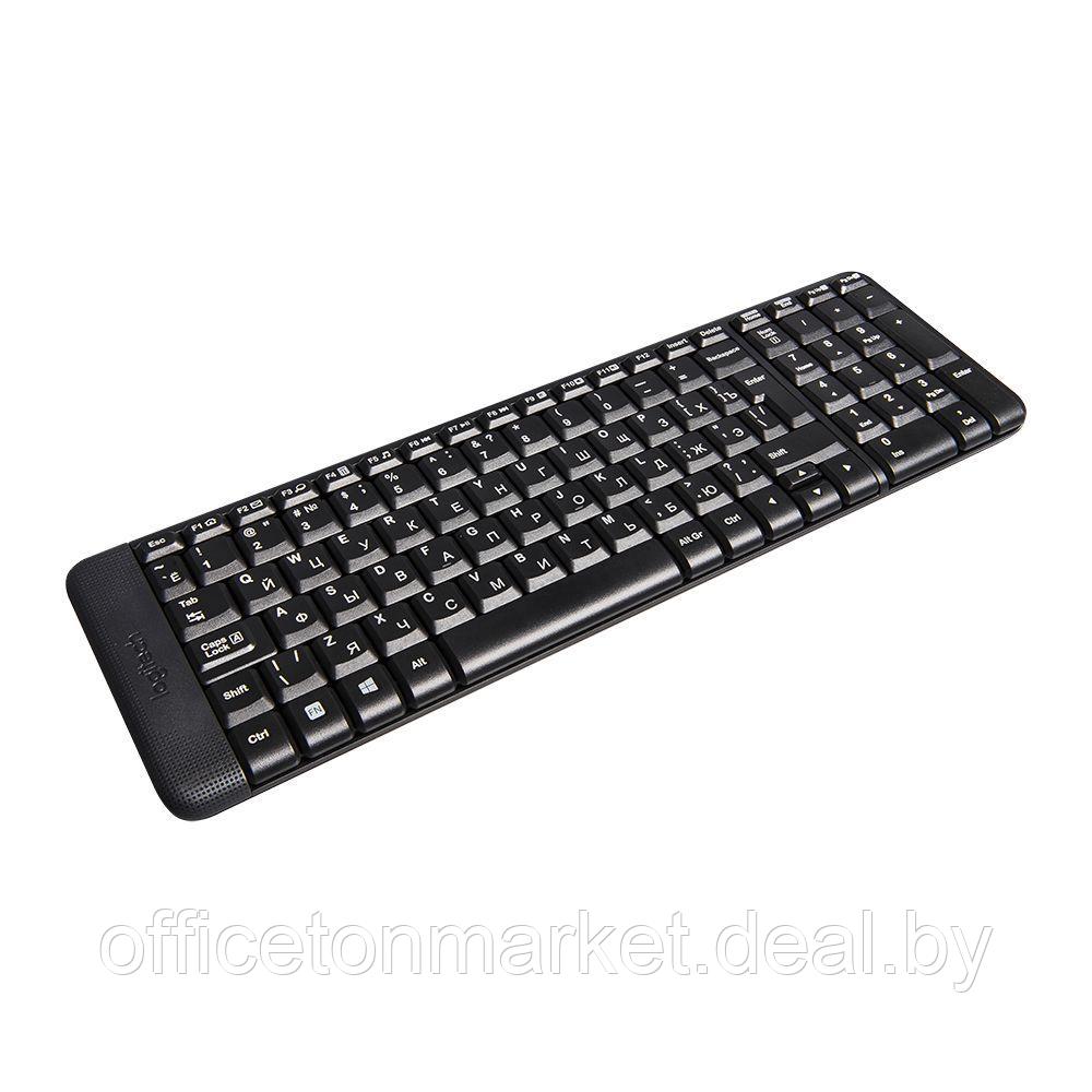 Клавиатура + мышь Logitech "MK220", беспроводная, черный - фото 3 - id-p220955013