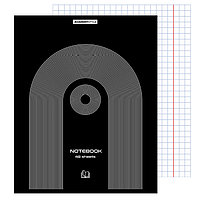 Тетрадь 96л кл. "Чёрный стиль" обложка УФ-лак