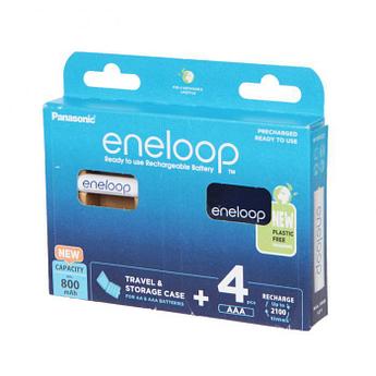 Аккумулятор AAA - Panasonic Eneloop 800mAh (4 штуки) BK-4MCDEC4BE