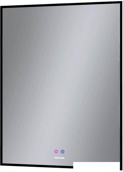Grossman Зеркало Pragma-норма Black LED 1860802 (с сенсорным выключателем и подогревом) - фото 1 - id-p222143164