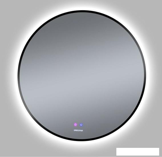 Grossman Зеркало Cosmo-норма Black LED 1980802 (с сенсорным выключателем и подогревом) - фото 2 - id-p220674231