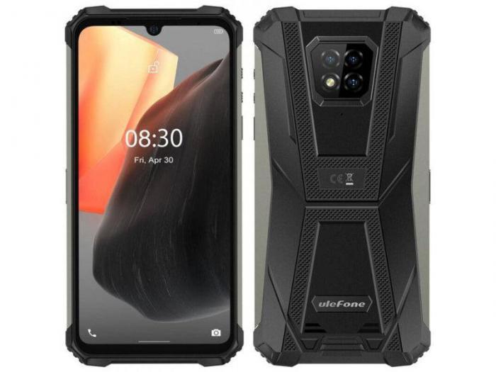 Противоударный телефон смартфон защищенный водонепроницаемый Ulefone Armor 8 Pro 8/128Gb черный - фото 1 - id-p222442426