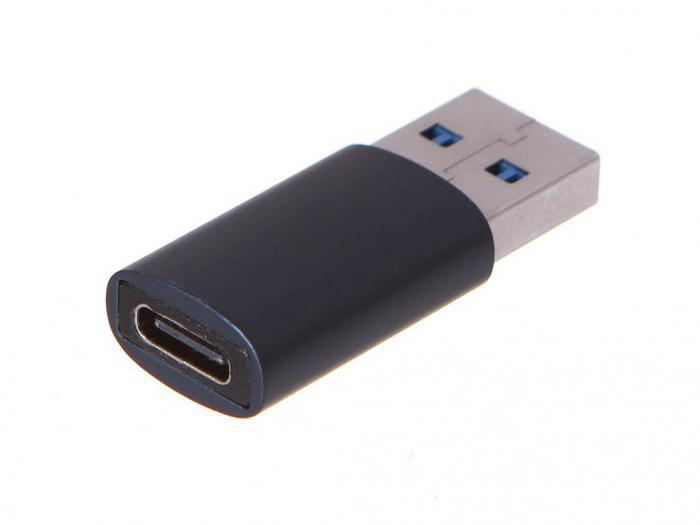 Аксессуар Baseus Ingenuity Series Mini OTG USB 3.1 - Type-C Blue ZJJQ000103 - фото 1 - id-p222710841