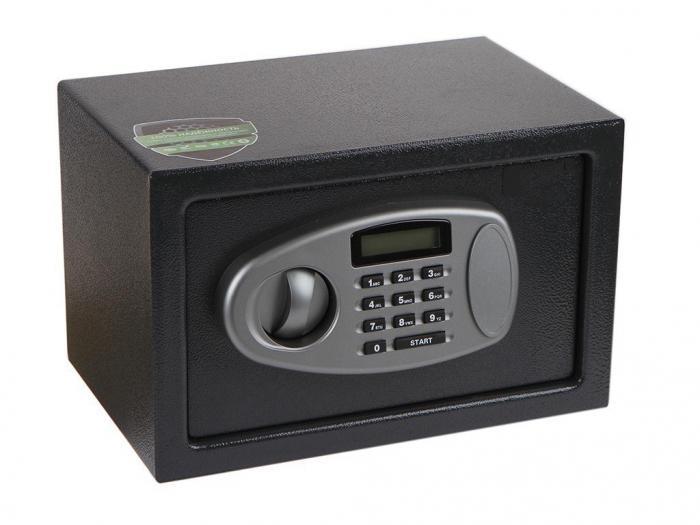 Мебельный кодовый мини сейф для денег Cactus CS-SF-E20 домашний металлический - фото 1 - id-p222711275