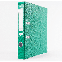 Папка регистратор А4, ПВХ Эко, 50 мм. "Deli" зелёный с мет. уголком, F819-GN