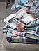 Постельное белье семейное бязь с двумя пододеяльниками Квадро комплект дуэт из хлопка подарочное, фото 9