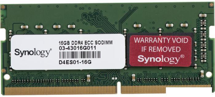 Оперативная память Synology 16ГБ DDR4 SODIMM D4ES01-16G, фото 2