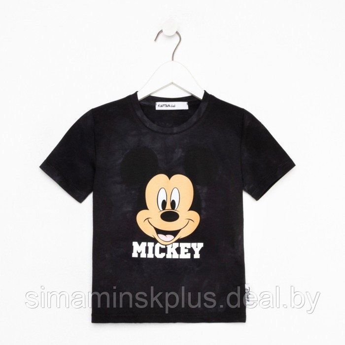 Футболка "Mickey", Микки Маус, «Тай-дай», рост 98-104 - фото 4 - id-p222772756